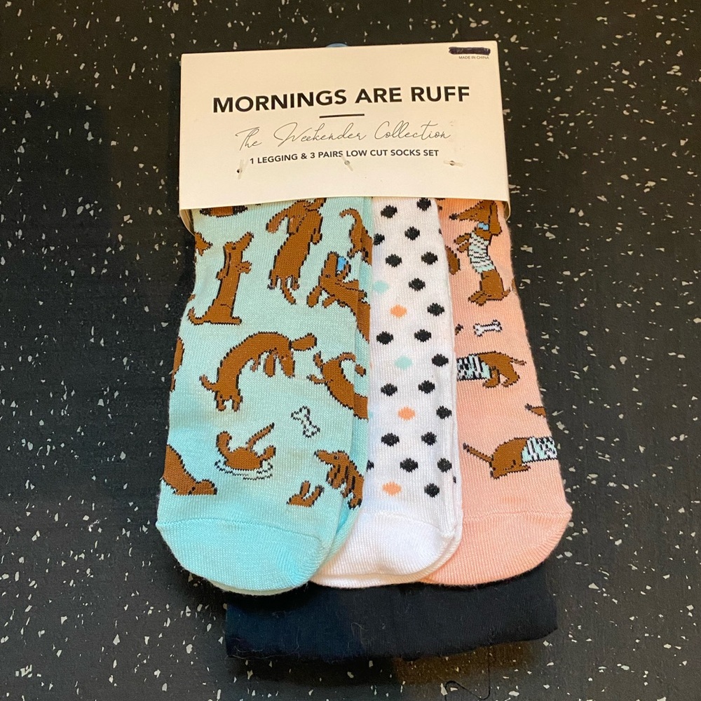 Weekender Collection - Mornings Are Ruff - Wiener Dogs - Dachshunds